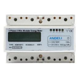 Adm100tc 10-60A 3 Phase Digital Energy Meter