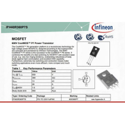 60S360P7 IPA60R360P7S 9A 600V MOSFET Transistor to-220fp 5pcs/lot 60S360P7 IPA60R360P7S 9A 600V MOSFET Transistor to-220fp 5pcs/lot