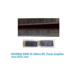 BA5208AF ROHM 3V 400mw BTL Power Amplifier BA5208AF ROHM 3V 400mw BTL Power Amplifier